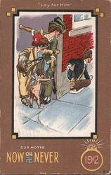 1912 "Lay for Him" Postcard