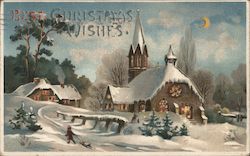 Best Christmas Wishes Postcard