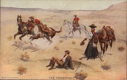 The tenderfoot - Puzzle Card Postcard