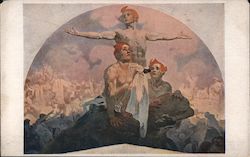 Strength to freedom, love to harmony Alphonse Mucha Postcard Postcard Postcard