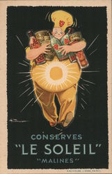 Conserves Le Soleil Malines Postcard