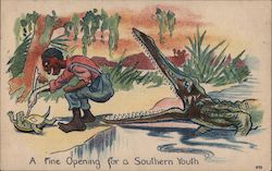 A Fine Opening for a Southern Youth Postcard