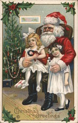 Christmas Greetings Postcard