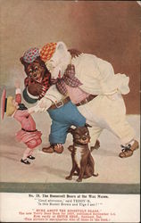 The Roosevelt Bears At the Wax Museum Postcard