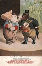 The Roosevelt Bears at the Theatre Postcard