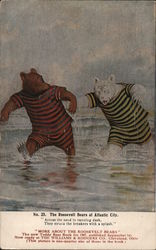 The Roosevelt Bears at Atlantic City Postcard