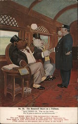 The Roosevelt Bears on a Pullman Postcard