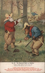 The Roosevelt Bears as Hunters Postcard