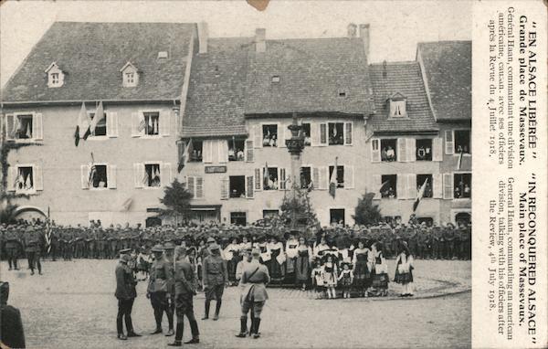 In Liberated Alsace Massevaux France