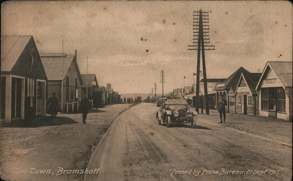 View of Tin Town Bramshott England