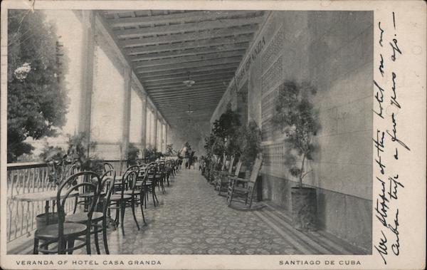 Veranda of Hotel Casa Grande Santiago de Cuba