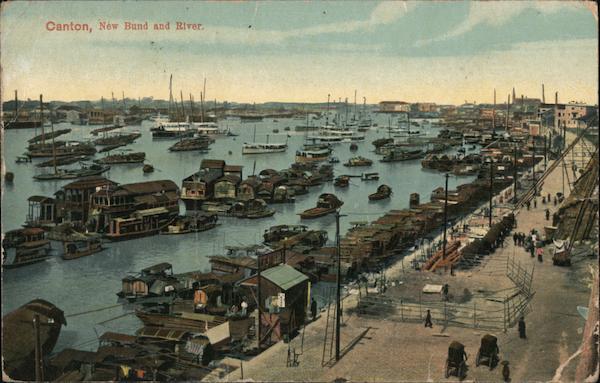 New Bund and River Guangzhou China