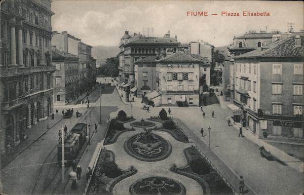 Fiume - Piazza Elisabetta Rijeka Croatia Eastern Europe