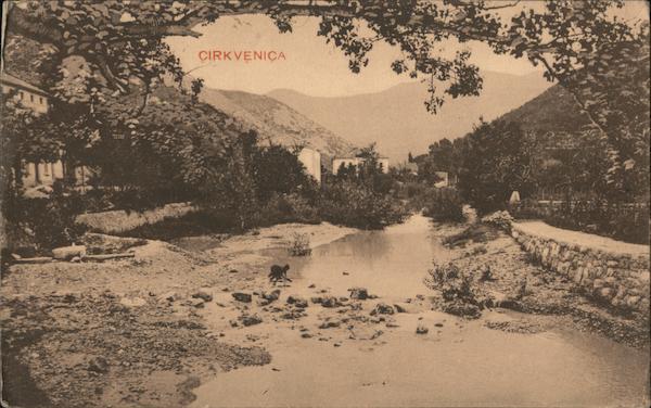 River in Cirkvenica Crikvenica Croatia Eastern Europe