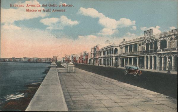 Habana: Avenida del Golfo o Maceo Havana Cuba