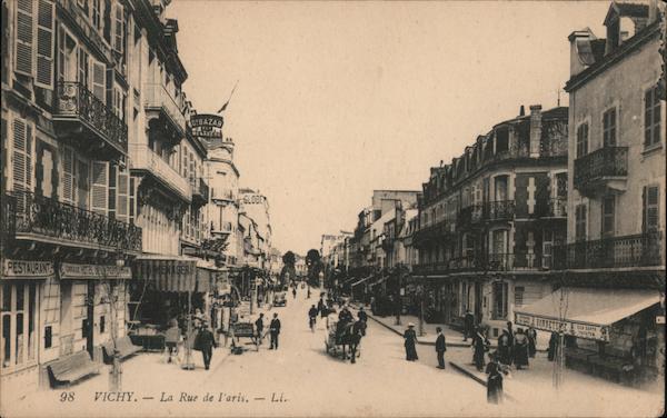 La Rue de l'aris Vichy France