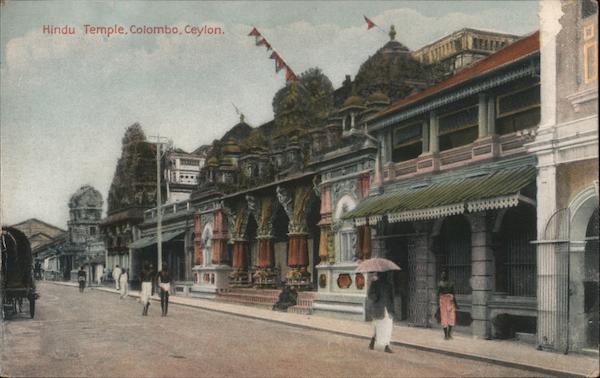 Hindu Temple, Colombo, Ceylon Sri Lanka Southeast Asia