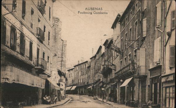 Faubourg Gambetta Aubenas France