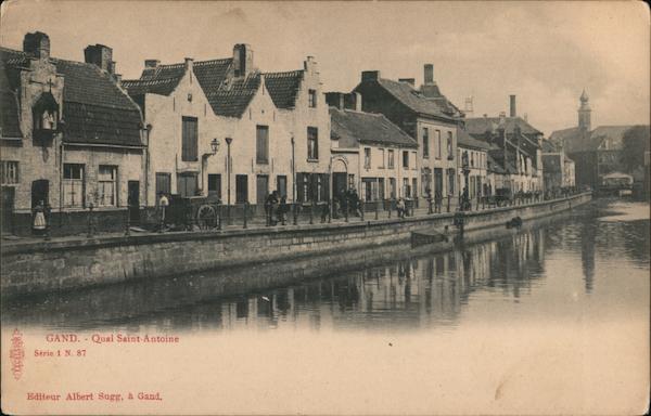 Quai Saint-Antoine Ghent Belgium