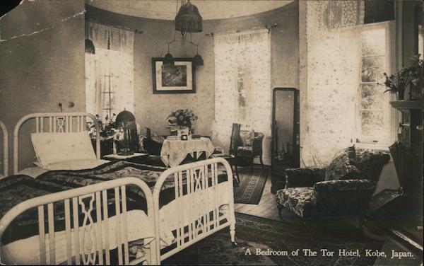 A Bedroom of the Tor Hotel Kobe Japan