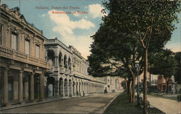 Residences in Prado Havana Cuba