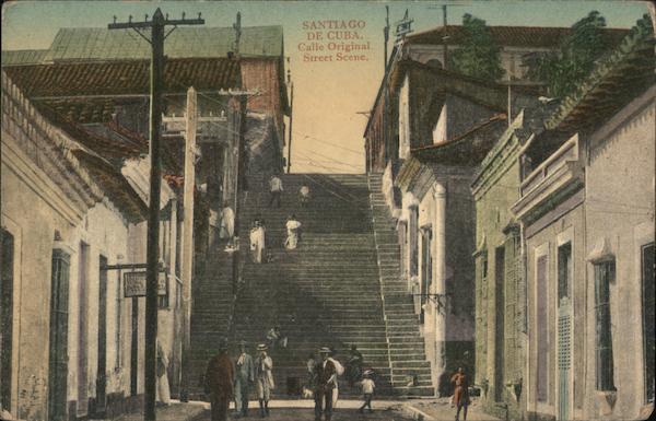 Street scene Santiago de Cuba