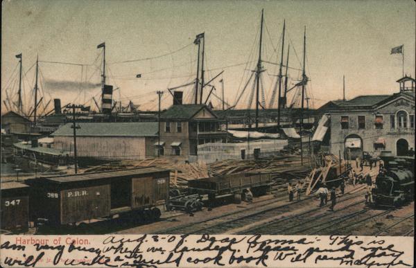 Harbour of Colon Panama