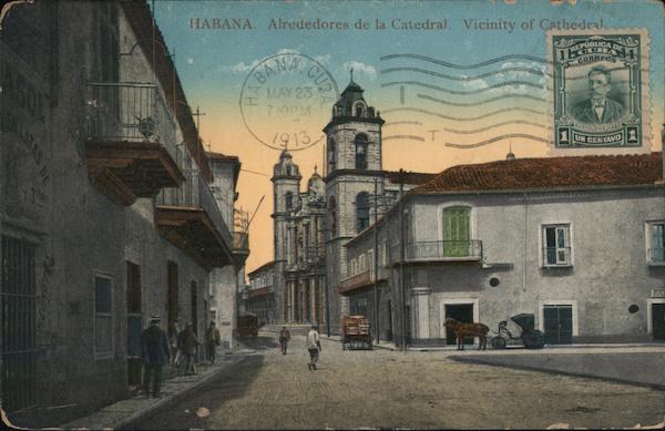 Alrededores de la Catedral Havana Cuba