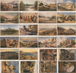 Set of 24: Nelson's Bible Series Israel, Palestine, Egypt Middle East Postcard Postcard Postcard