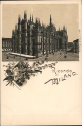 Ricordo di Milano Postcard