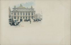 Opera Garnier (painting) Postcard