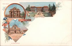 Palazzo Pitti, Porta S. Gallo, Santa Maria Novella Postcard