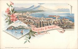 Ricordo di Napoli Naples, Italy Postcard Postcard Postcard