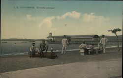 El muelle principal Postcard
