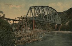 Barranca River Bridge Puntarenas, Costa Rica Central America Postcard Postcard Postcard