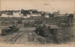 Railroad Tunstile Nevers, France Postcard Postcard Postcard