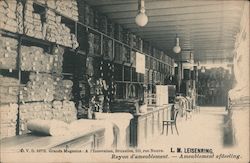 Grands Magasins Department Store: Rayon d'ameublement (Furnishing Department) Postcard