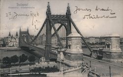 Elizabeth Bridge Budapest, Hungary Postcard Postcard Postcard