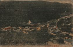 Whole view of Onsen Park, Nagasaki Postcard