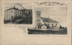 GRUSS AUS MEEDL Postcard