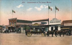 Excursionists at Tia Juana Postcard