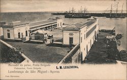 Fish Market, Ponta Delgada Postcard