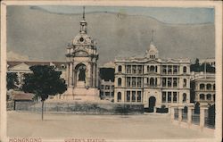Queen's Statue Postcard