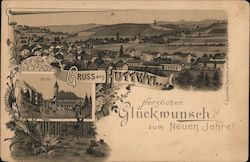 Gruss aus Huttwyl - Herzlichen Gluckwunsch zum Neuen Jahre! Postcard