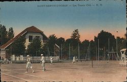 Les Tennis Club - K.D. Saint-Brevin-les-Pins, France Postcard Postcard Postcard