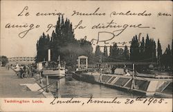 Teddington Lock Postcard