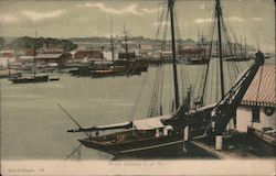 Harbor in West Cowes on the Isle of Wight Postcard