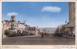 Main Street As You Enter Postcard