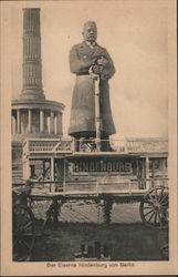 Hindenburg Statue in Berlin Postcard