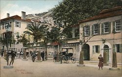 Gibraltar - The Library United Kingdom Postcard Postcard Postcard